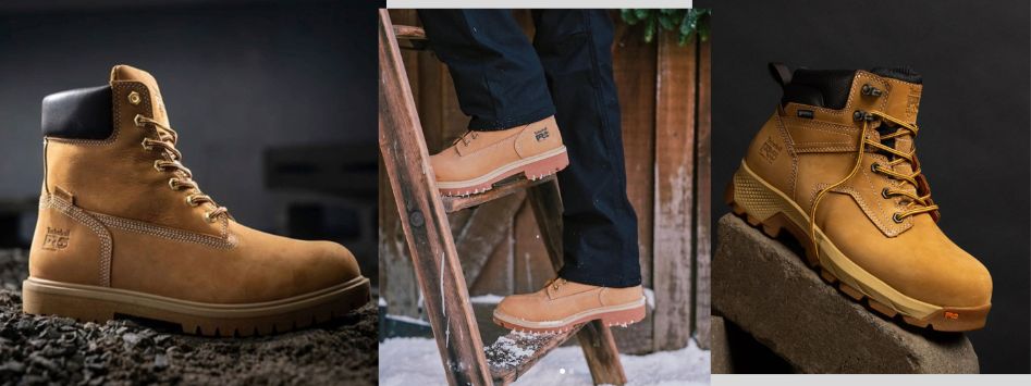 Timberland BASIC CHK WHEAT NB 4ホール Timberland PRO Wheat Safety Boots
