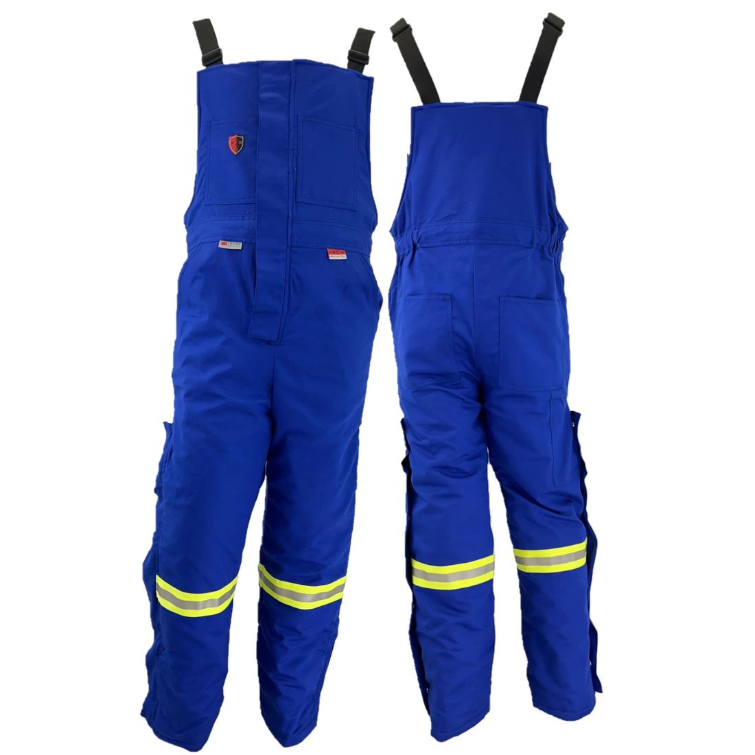 Atlas Guardian Men's FR Insulated Winter Hi-Vis Overalls 2192RB - Royal Blue