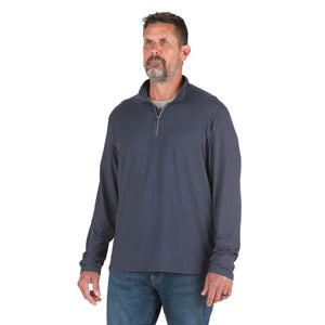 Berne Men's Midweight UPF Quarter-Zip Sweater SH14 - Navy