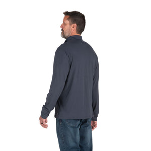 Berne Men's Midweight UPF Quarter-Zip Sweater SH14 - Navy