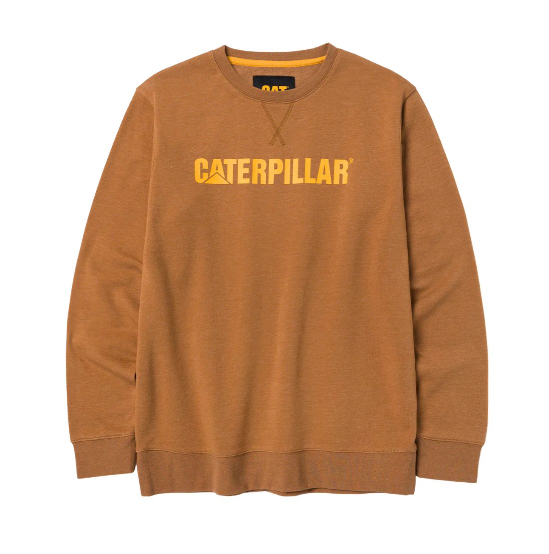 CAT Men's Midweight Crewneck Sweater 1050026 - Bronze Heather