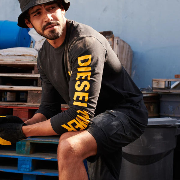 CAT Men's Ripstop Work Short 1080035 - Black