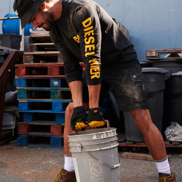 CAT Men's Ripstop Work Short 1080035 - Black