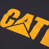 CAT Trademark Raised Graphic Long Sleeve Work Shirt - Black 1010047