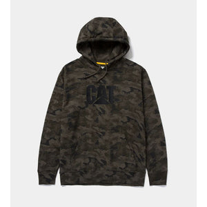 CAT Trademark Men's Hooded Work Sweater - Camo W10646