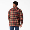 Dickies Men's Sherpa Lined Flannel Shirt TJ210 - Black & Red Plaid