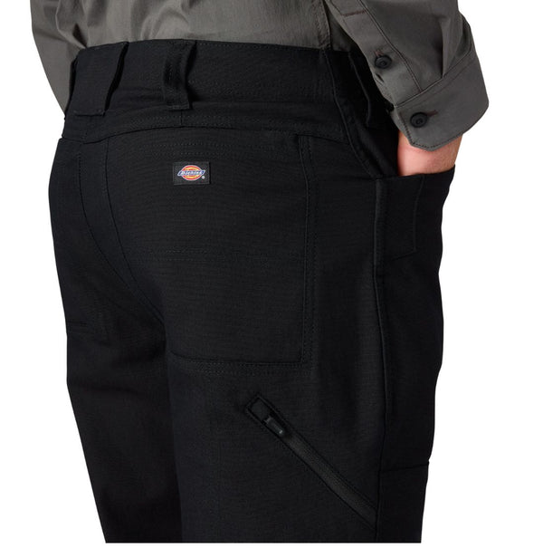 Dickies Tradebuilt Duck Canvas Double Knee Men's Work Pants A861D - Black