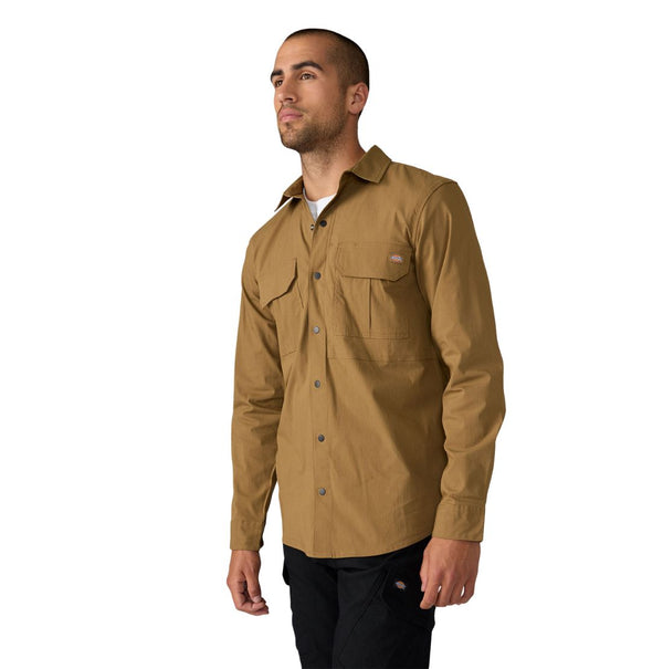 Dickies Tradebuilt Long Sleeve Utility Men's Work Shirt A879P - Coyote Brown