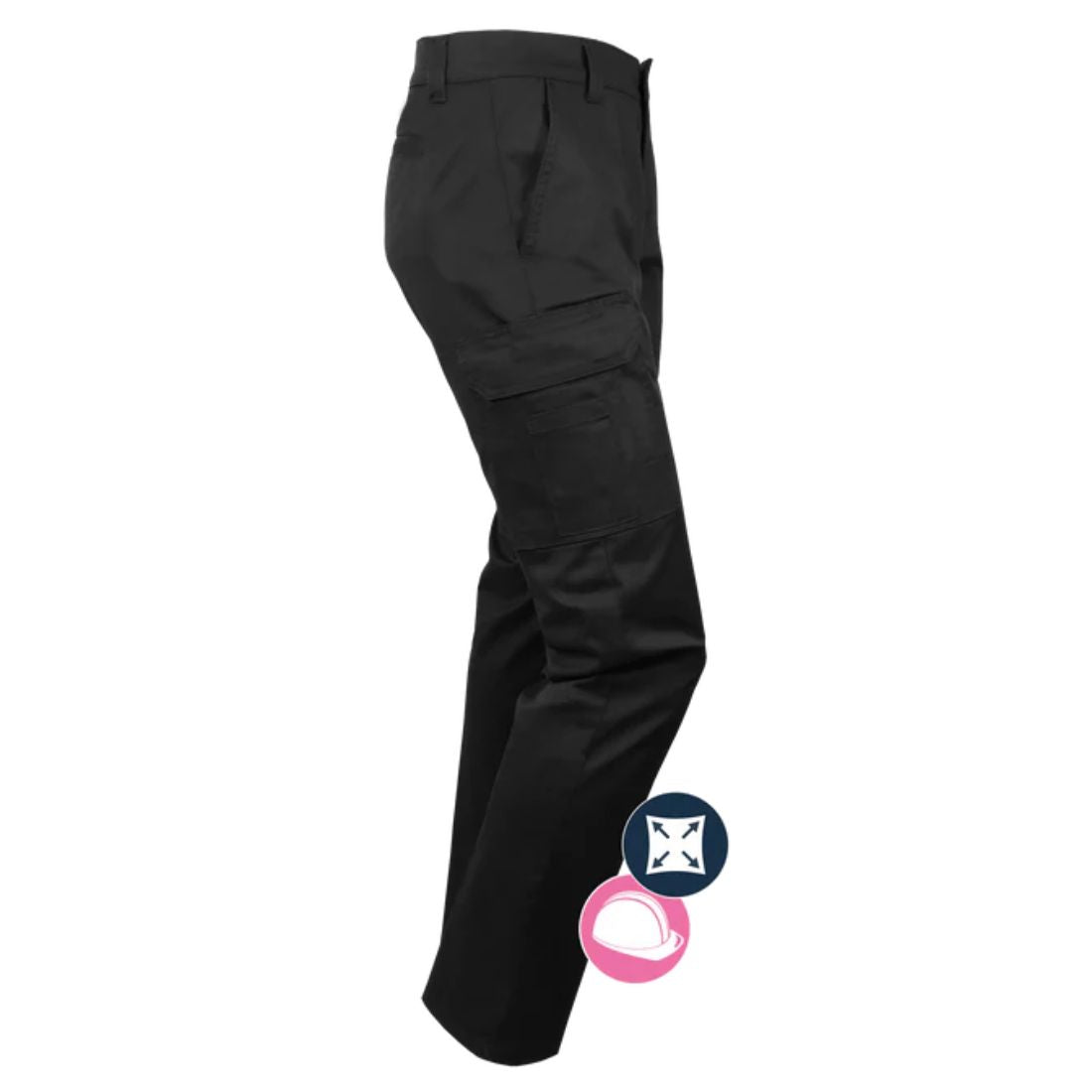 Gatts Women's Stretch Work Pants 013EX - Black