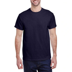 Gildan G500 Men's Short Sleeve Crew Neck T-Shirt - NAVY