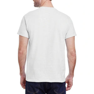 Gildan G500 Men's Short Sleeve Crew Neck T-Shirt - WHITE