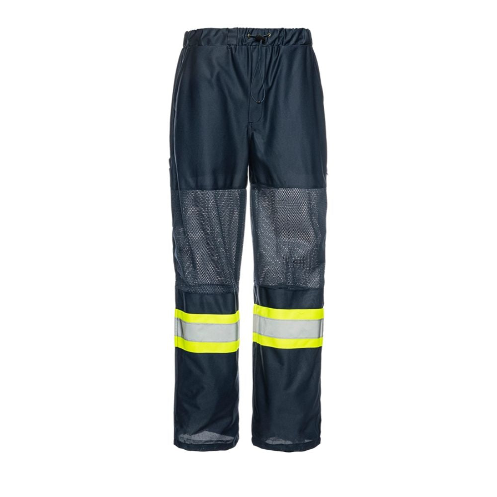 Ground Force Hi-Vis Men's Traffic Mesh Work Pants TB01N Navy