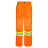 Ground Force Hi-Vis Men's Traffic Mesh Work Pants TB01O - Orange