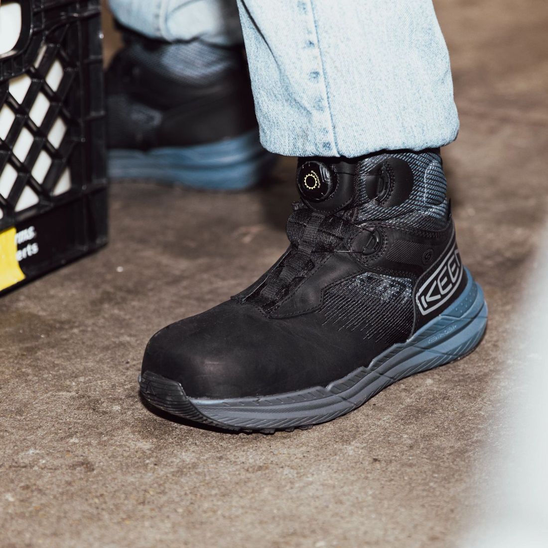 Keen Snapline MID Men's Athletic KEEN.RATCHETFIT WP Composite Toe Work