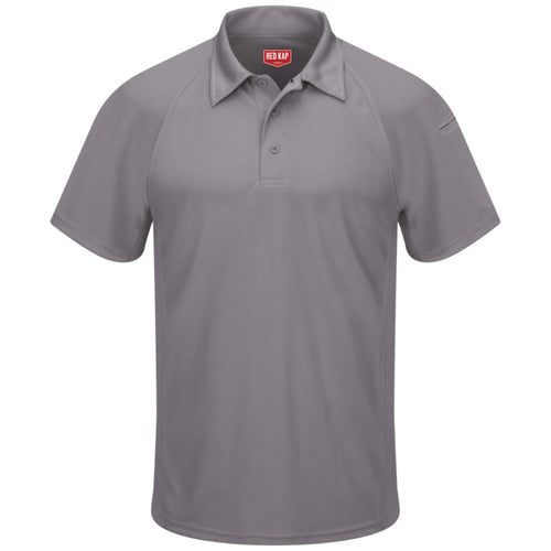 Red Kap Men's Short Sleeve Performance Knit® Flex Series Men's Active Polo SK92 - Grey