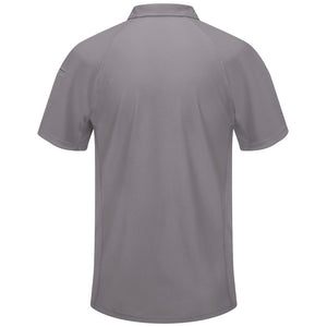Red Kap Men's Short Sleeve Performance Knit® Flex Series Men's Active Polo SK92 - Grey