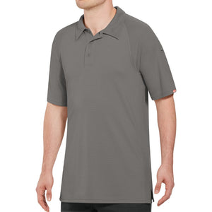Red Kap Men's Short Sleeve Performance Knit® Flex Series Men's Active Polo SK92 - Grey