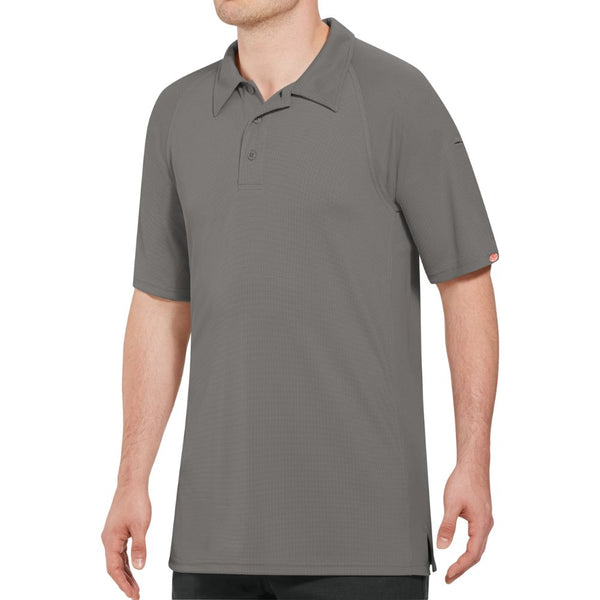 Red Kap Men's Short Sleeve Performance Knit® Flex Series Men's Active Polo SK92 - Grey