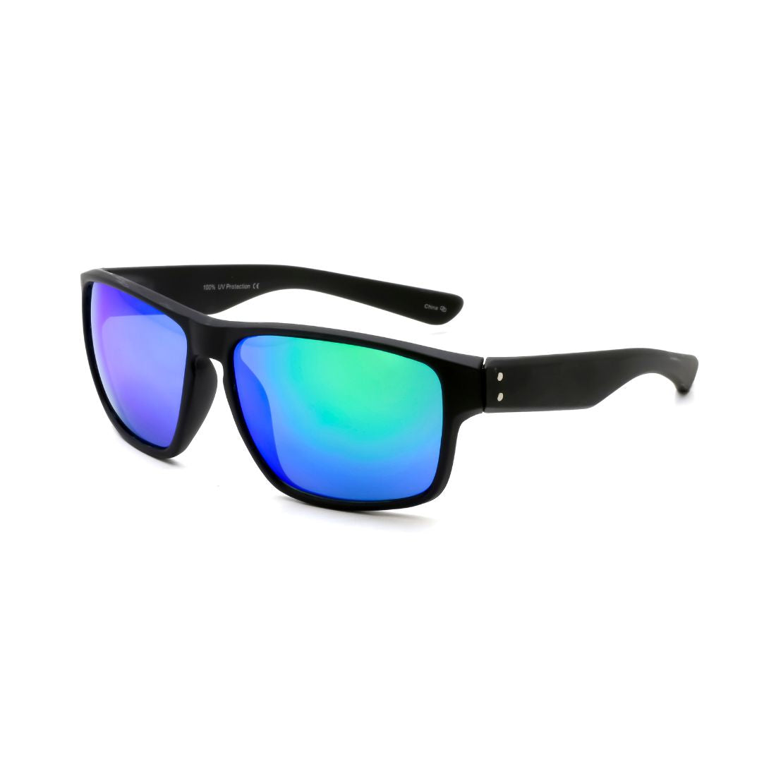 Advanced Sport Optics Mike Black Safety Glass with Green CSA Lenses