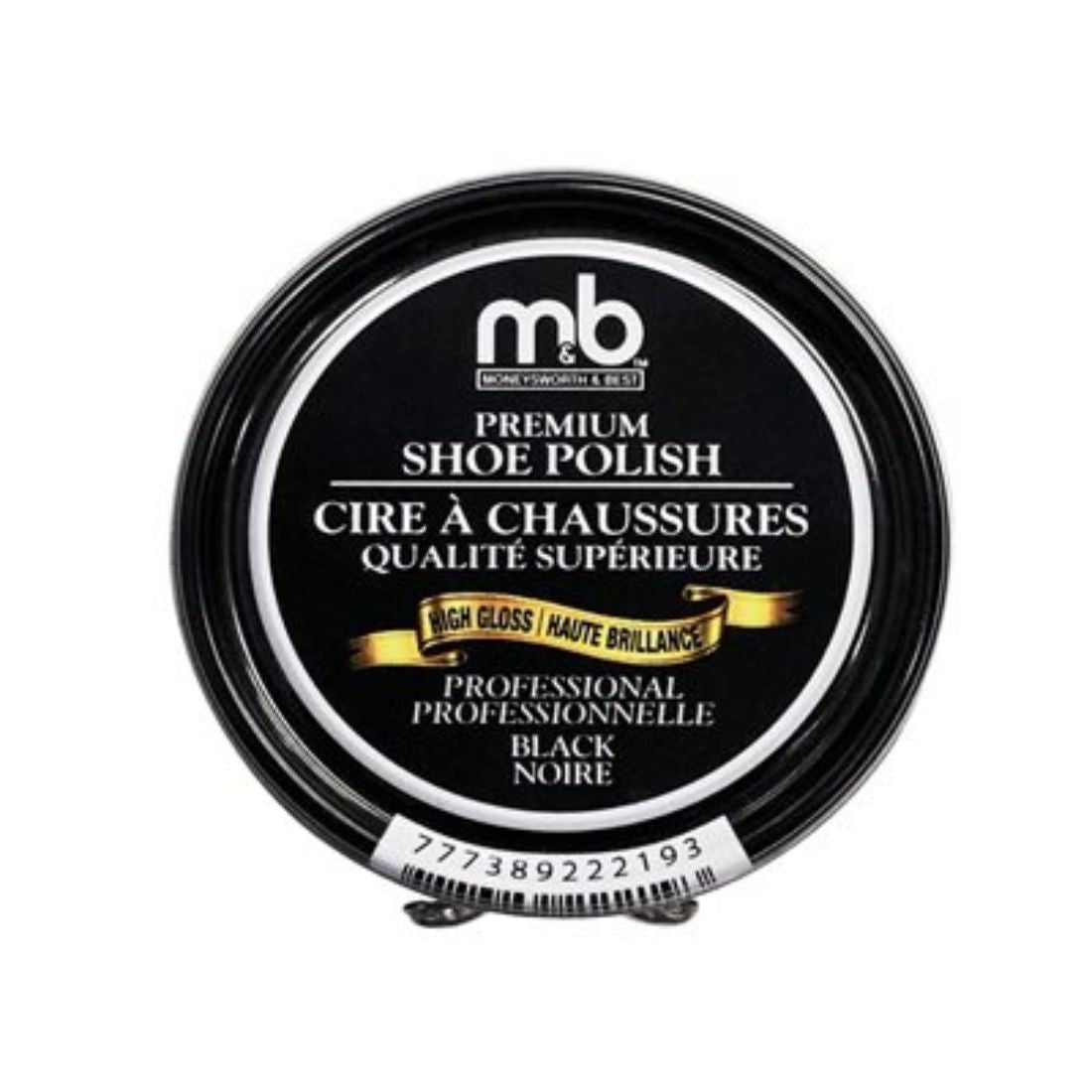 Moneysworth & Best Professional Black Shoe Polish Paste