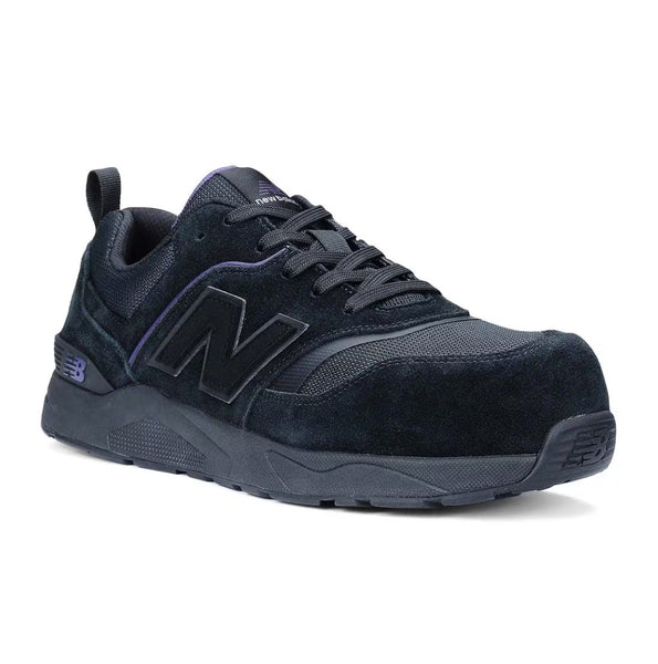 New Balance Elite Lite Women's SD Work Composite Toe Safety CSA Shoe WCELSDP-B - Black/Purple