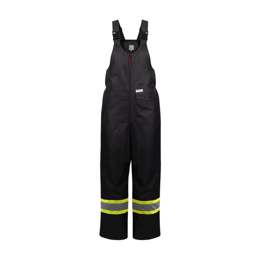 P&F Women’s High Visibility Insulated Waterproof CSA Safety Bib Overalls - PF9001 Black