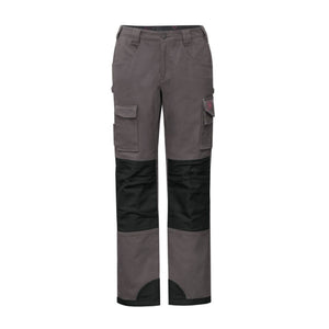 P&F Women's Stretch Duck Knee Pad Work Pants PF877 - Grey