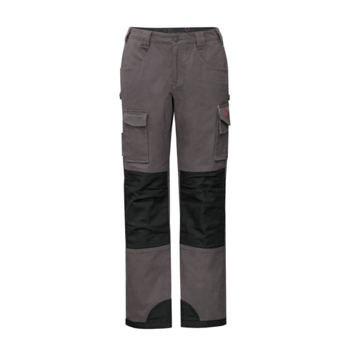P&F Women's Stretch Duck Knee Pad Work Pants PF877 - Grey