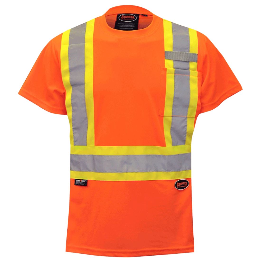 Pioneer Women's Birdseye Safety High Visibility T-Shirt 6948 - Orange
