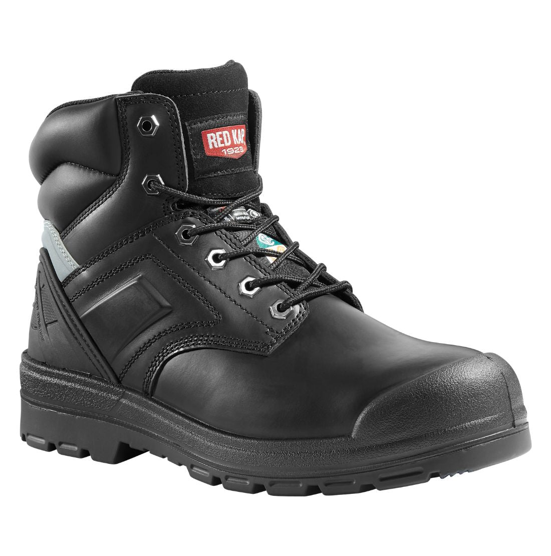Red Kap Barrett Men's 6" Steel Toe Waterproof Work Safety CSA Boot 1036BK - Black