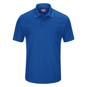 Red Kap Men's Short Sleeve Performance Knit® Pocketless Core Polo SK96 - Royal Blue