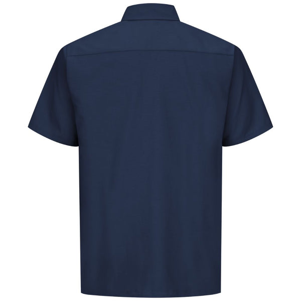 Red Kap Men's Short Sleeve Solid Rip Stop Shirt SY60NV - Navy
