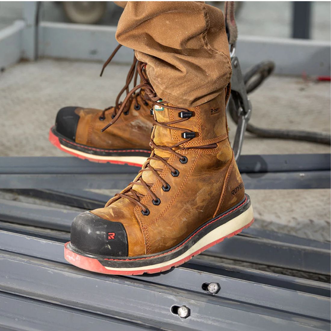 Royer Ironbolt™ R-DRY™ Men's 8" Waterproof Composite Toe Safety Boot - 8950RTI