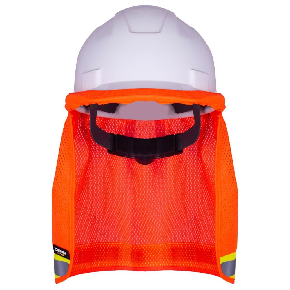 Terra Hi-Vis Sun Shade for Hard Hat 116623OR Orange
