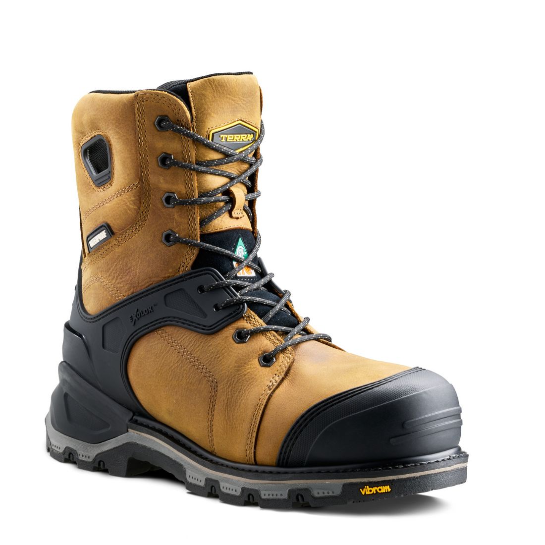 Terra Sentinel Men's 8" Composite Toe Waterproof Work Boot 1169TN - Tan
