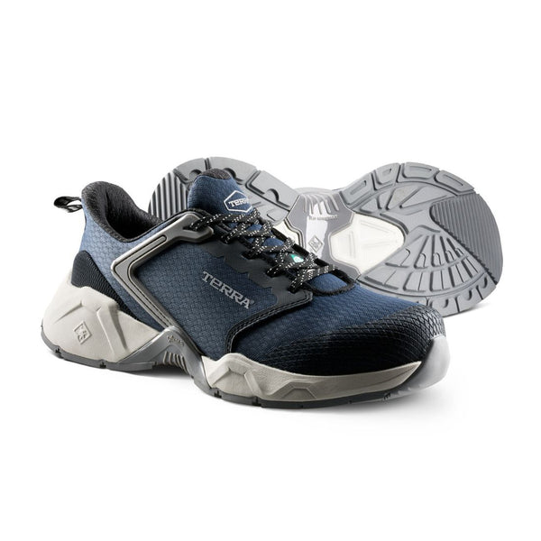 Terra Vector 1276NV Unisex Composite Toe Athletic Safety Shoe - Navy