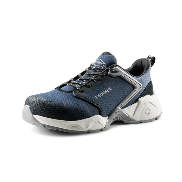 Terra Vector 1276NV Unisex Composite Toe Athletic Safety Shoe - Navy