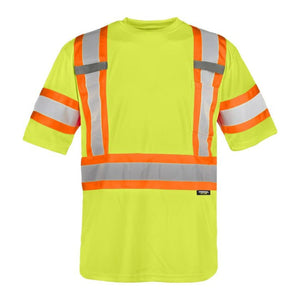 Terra Hi-Vis Short Sleeve Work T-Shirt 116524yl - Yellow