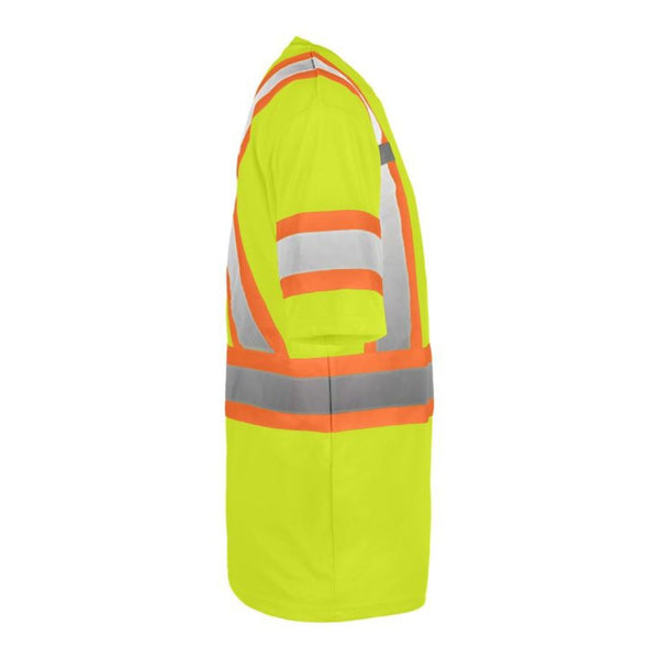 Terra Hi-Vis Short Sleeve Work T-Shirt 116524yl - Yellow
