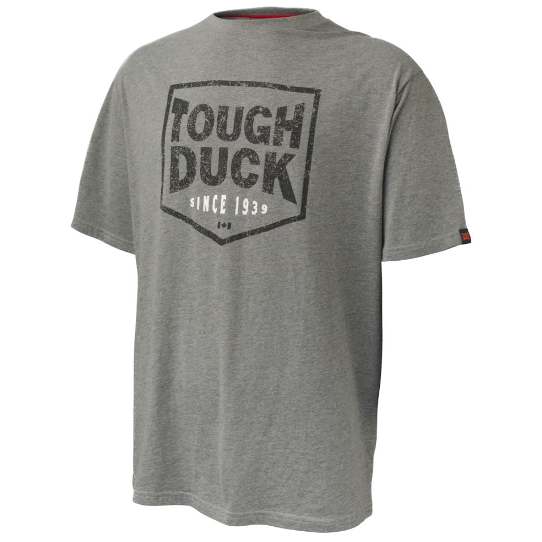 Tough Duck Men's Logo Short Sleeve T-Shirt WT08 - Grey