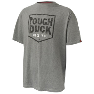 Tough Duck Men's Logo Short Sleeve T-Shirt WT08 - Grey