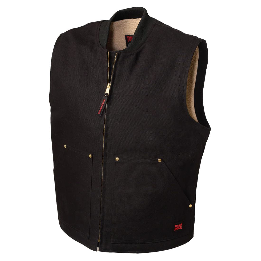 Tough Duck Men's Sherpa Lined Duck Vest WV06