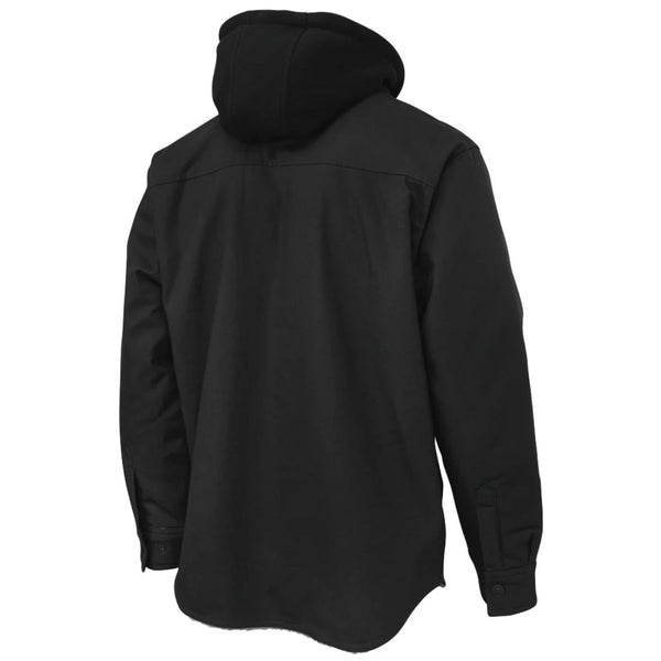 Tough Duck Men's Sherpa Lined Work Shirt Jacket WS03 - Black