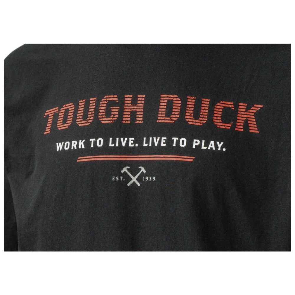 Tough Duck Men's Logo Short Sleeve T-Shirt WT08 - Black