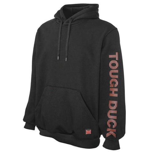 Tough Duck Men's Pullover Graphic Hoodie WJ40 - Black