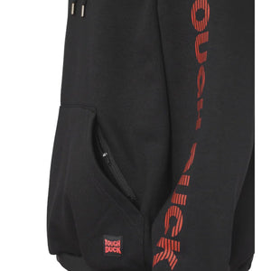Tough Duck Men's Pullover Graphic Hoodie WJ40 - Black