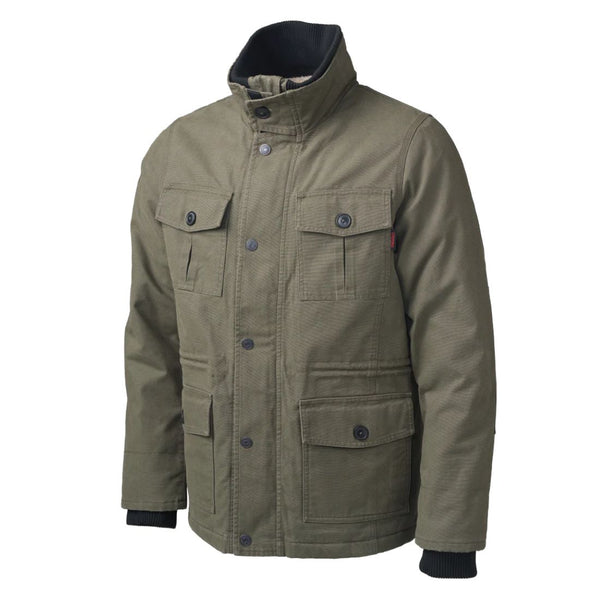 Tough Duck Men's Sherpa Lined Duck Cargo Work Jacket WJ44