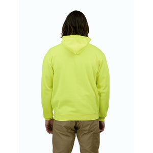 Walls Men's Enhanced Visibility Pullover Work Hoodie YW20 - Yellow