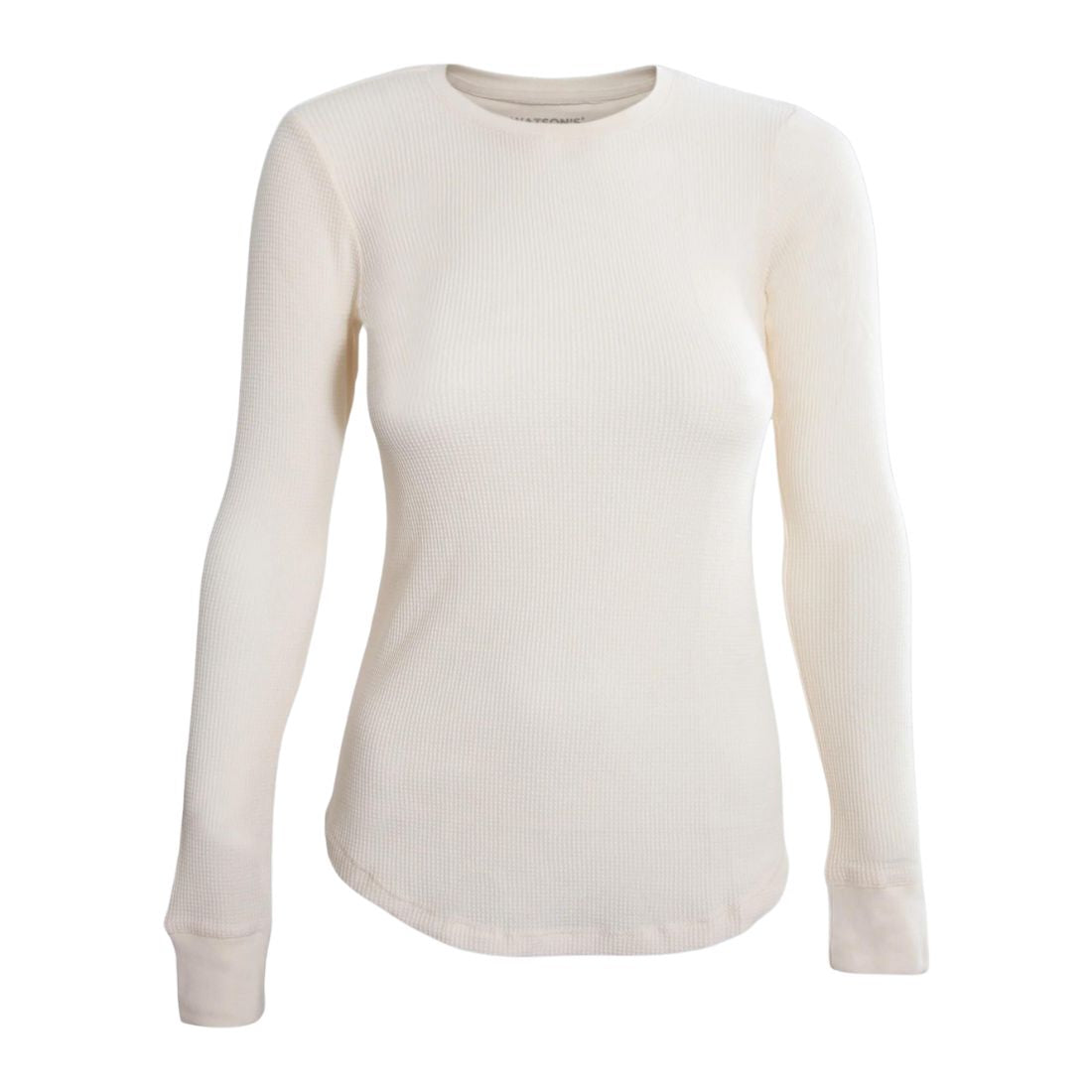 Watsons Women's Waffle Thermal Crewneck Long Sleeve Top WAT213