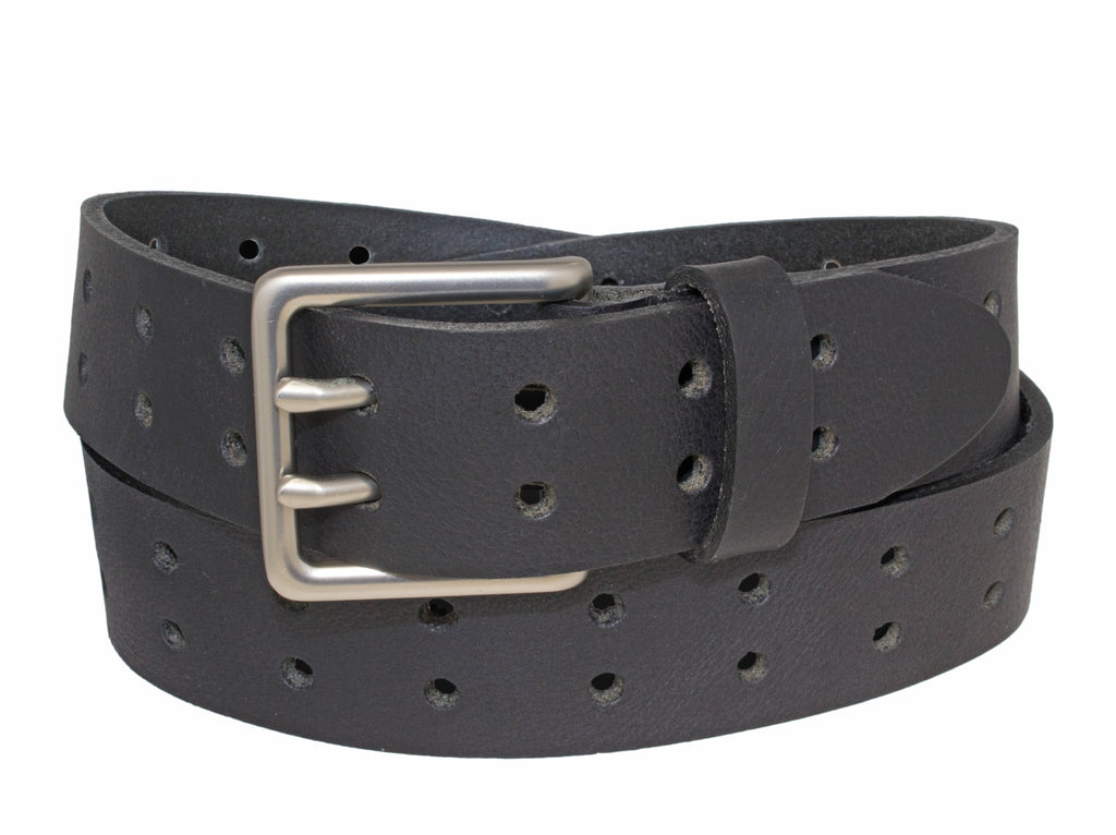 Grizzly 38mm Double Perf Belt Prong Buckle Black Work Authority